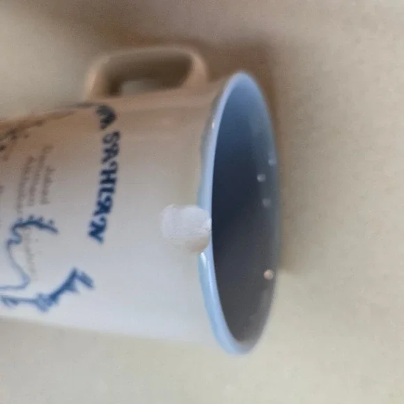 Vintage Ashdale Saudi Arabia Mug Set 5 Piece Ceramic White 1980s MADE IN England - Picture 14 of 16